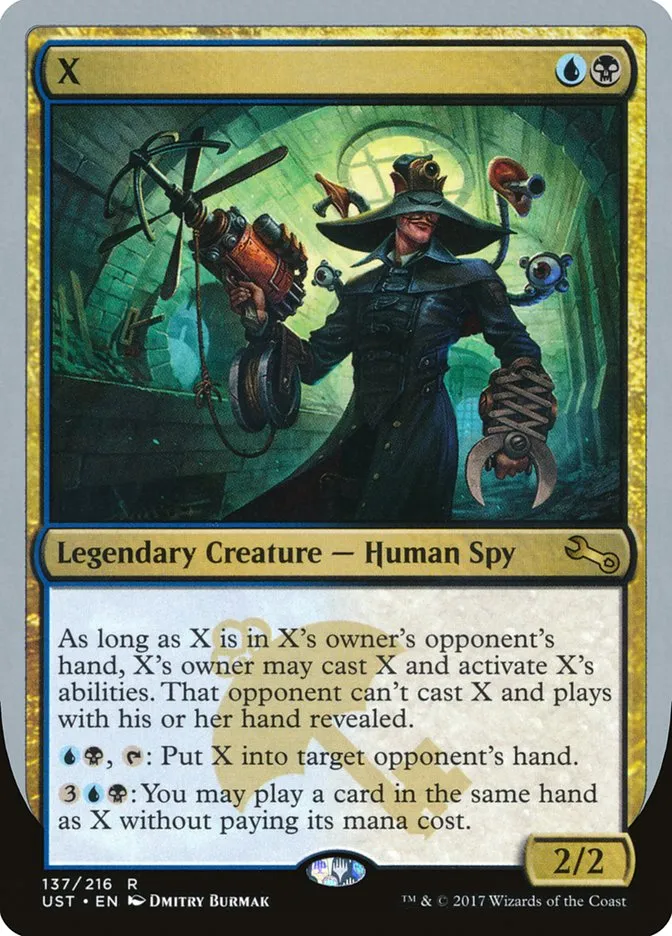 2017 Unstable X rare #137 rare card image