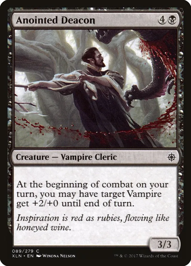 2017 Ixalan Anointed Deacon common #89 common card image