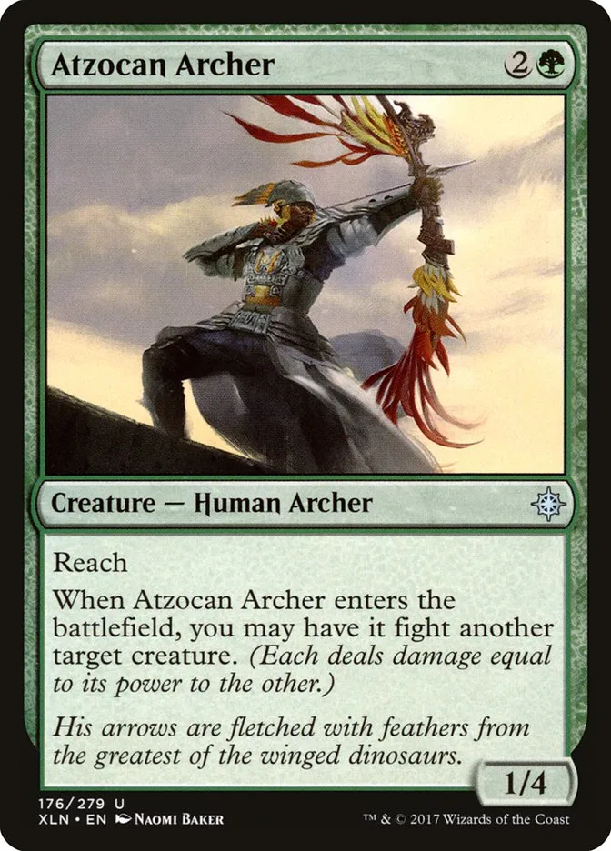 2017 Ixalan Atzocan Archer uncommon #176 uncommon card image