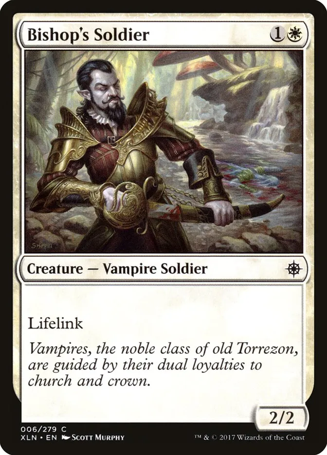 2017 Ixalan Bishop's Soldier common #6 common card image