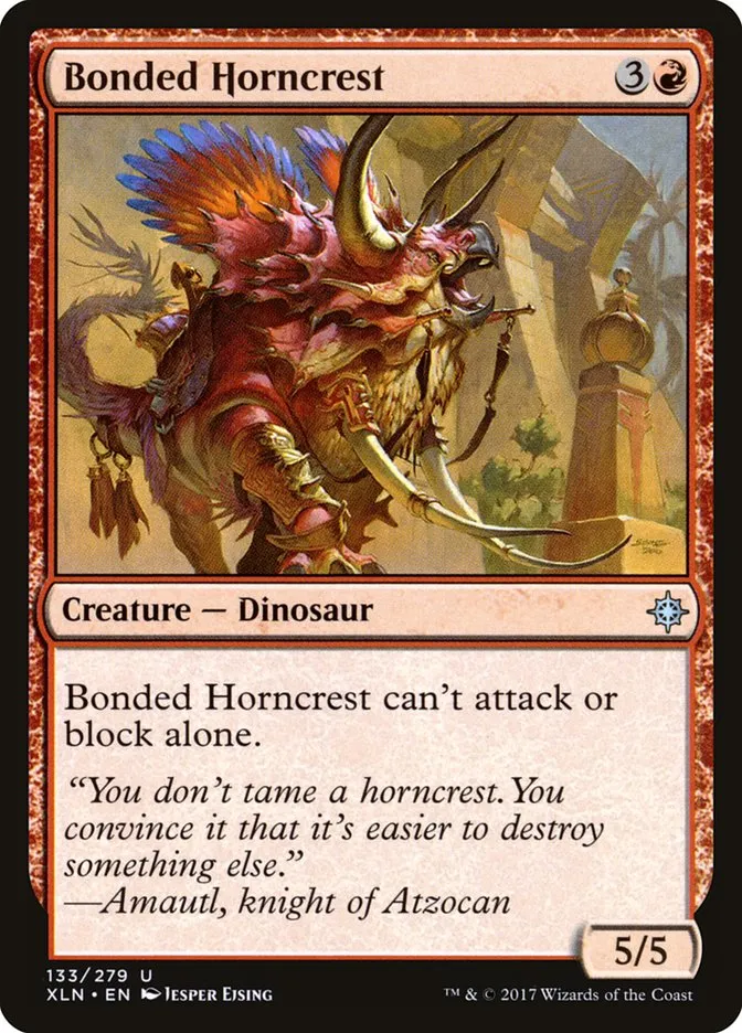 2017 Ixalan Bonded Horncrest [Foil] uncommon #133 uncommon card image