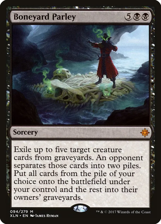 2017 Ixalan Boneyard Parley mythic #94 mythic card image
