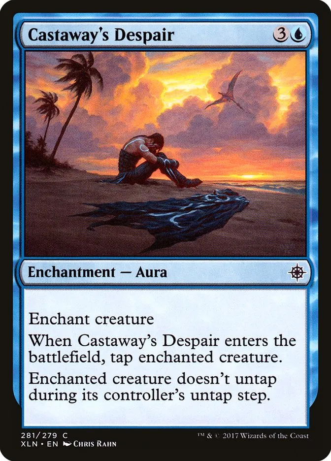 2017 Ixalan Castaway's Despair common #281 common card image
