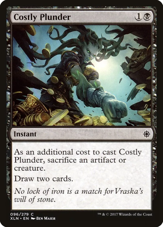 2017 Ixalan Costly Plunder common #96 common card image