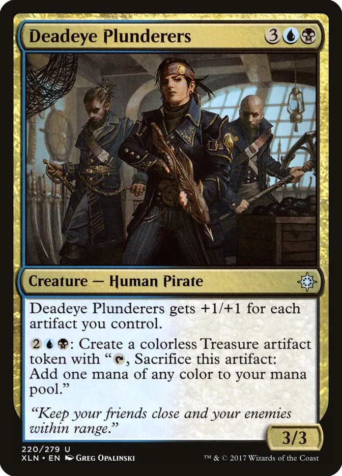 2017 Ixalan Deadeye Plunderers uncommon #220 uncommon card image