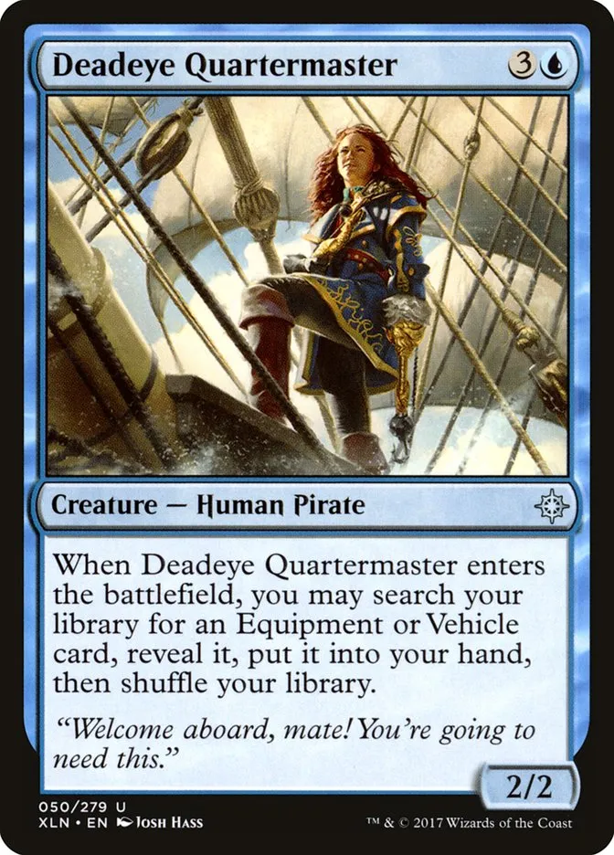 2017 Ixalan Deadeye Quartermaster uncommon #50 uncommon card image