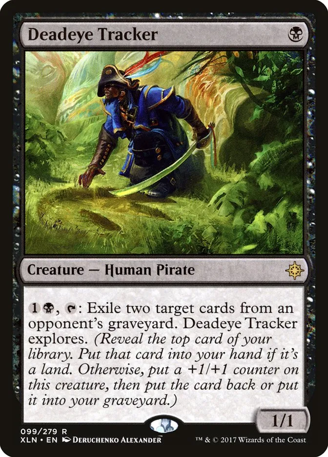 2017 Ixalan Deadeye Tracker rare #99 rare card image