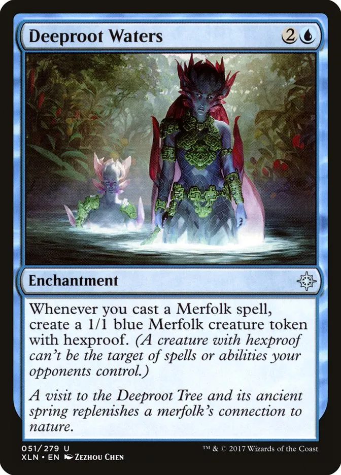 2017 Ixalan Deeproot Waters uncommon #51 uncommon card image