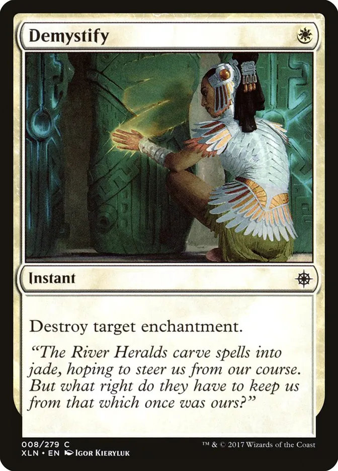 2017 Ixalan Demystify common #8 common card image