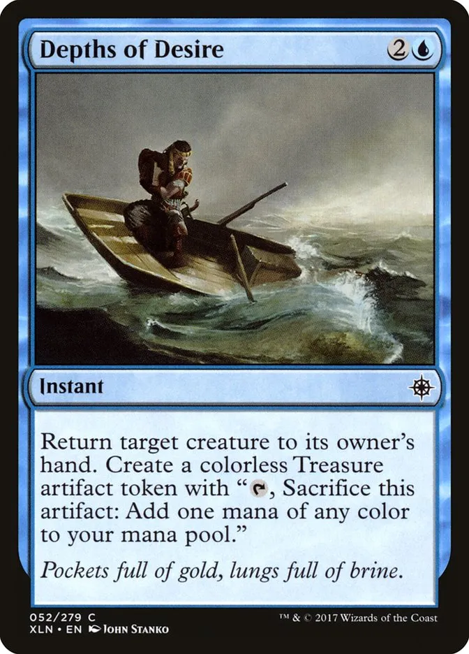 2017 Ixalan Depths of Desire #52 common card image