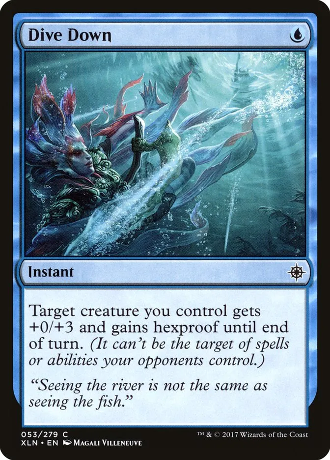 2017 Ixalan Dive Down common #53 common card image