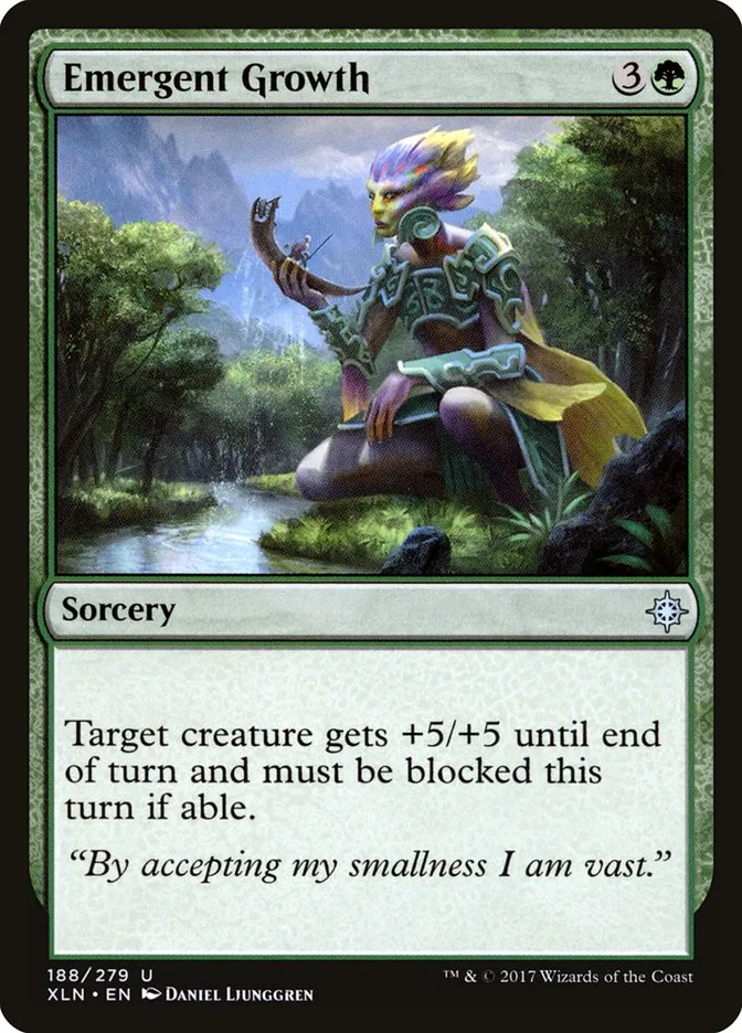 2017 Ixalan Emergent Growth uncommon #188 uncommon card image