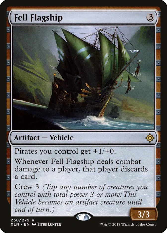 2017 Ixalan Fell Flagship [Foil] rare #238 rare card image