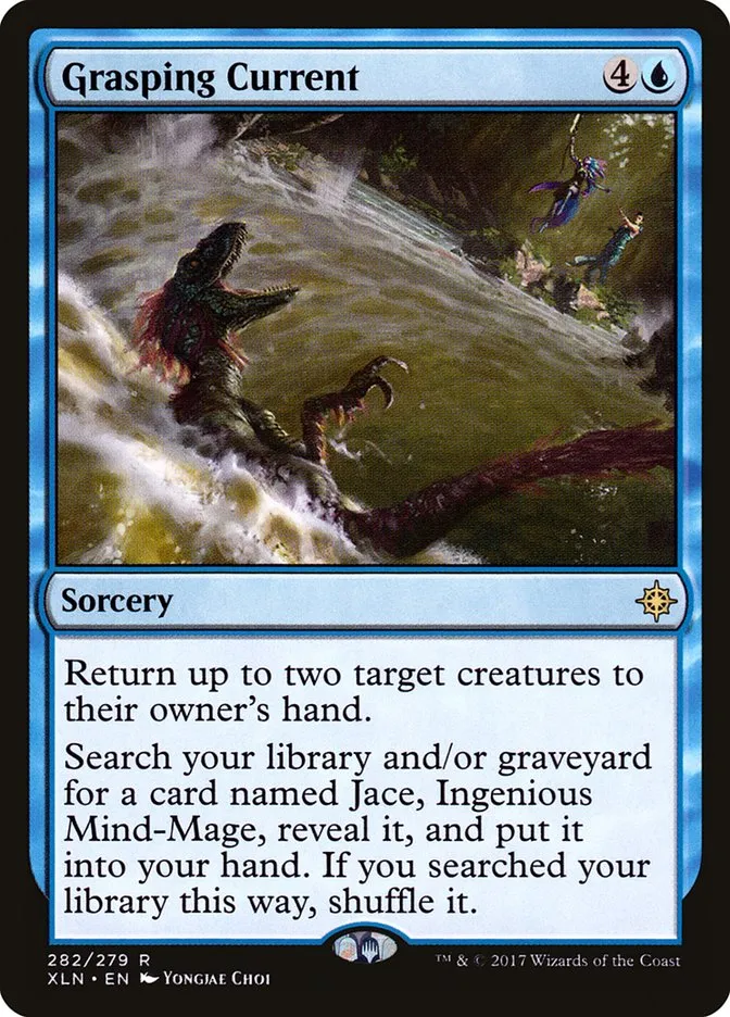 2017 Ixalan Grasping Current rare #282 rare card image