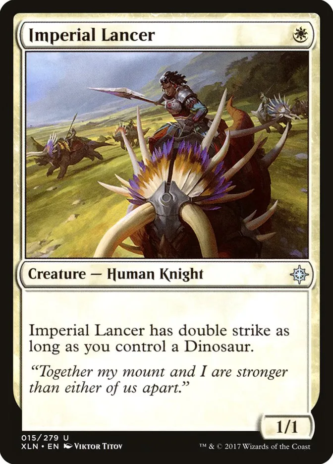 2017 Ixalan Imperial Lancer uncommon #15 uncommon card image