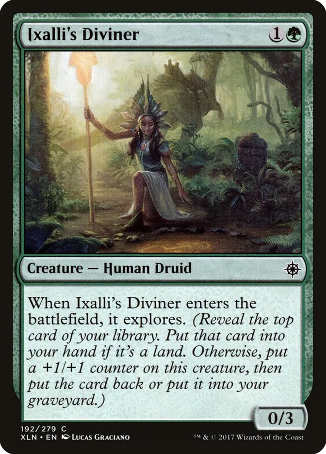 2017 Ixalan Ixalli's Diviner common #192 common card image