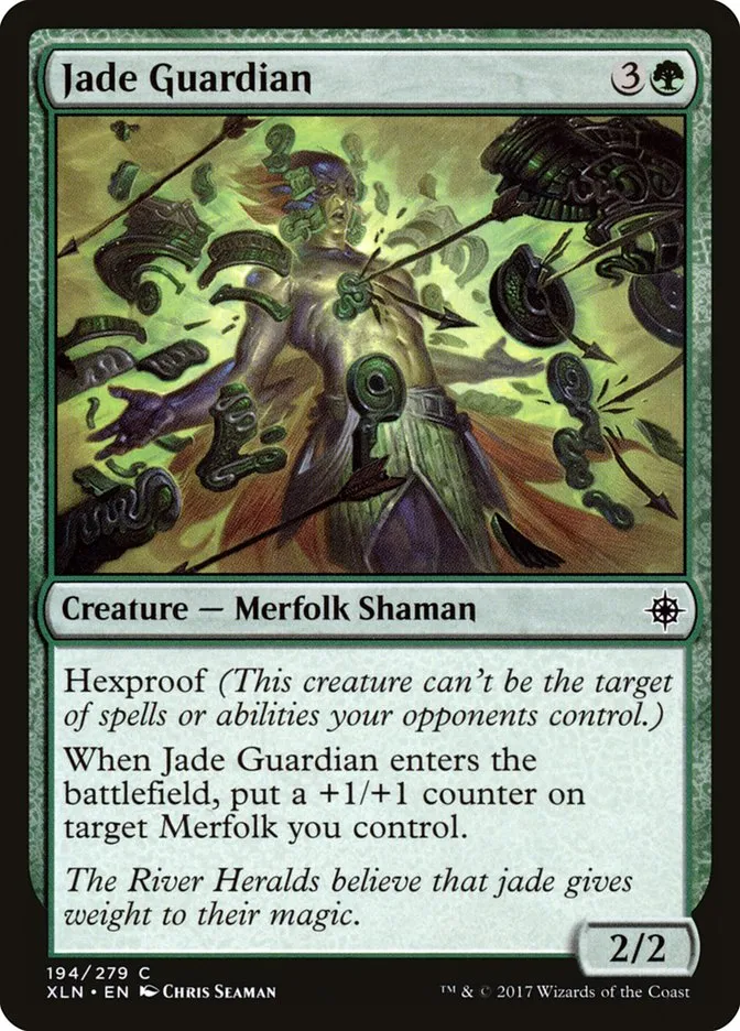 2017 Ixalan Jade Guardian common #194 common card image