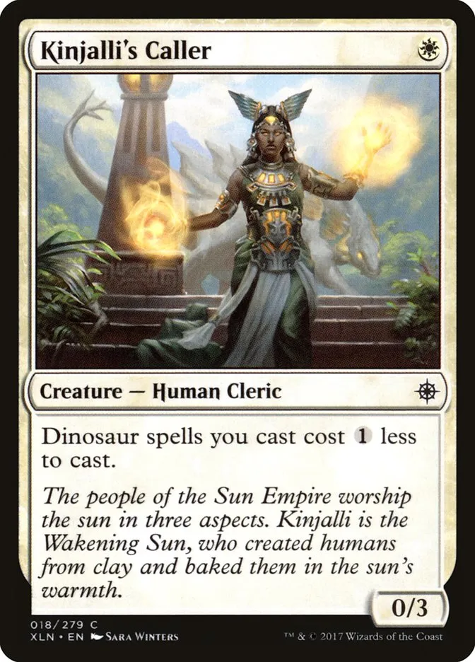 2017 Ixalan Kinjalli's Caller [Foil] common #18 common card image