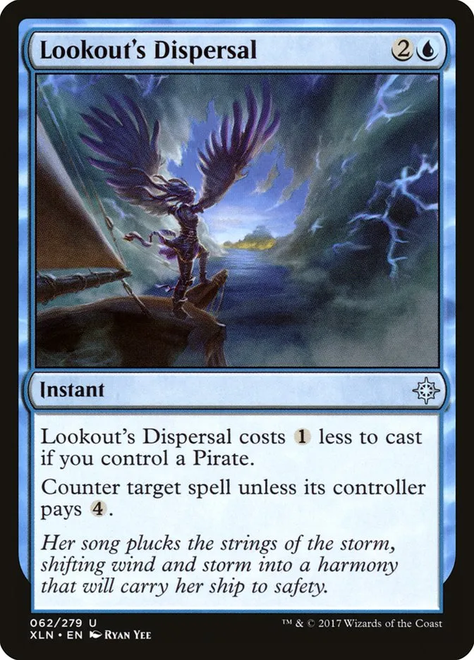 2017 Ixalan Lookout's Dispersal uncommon #62 uncommon card image