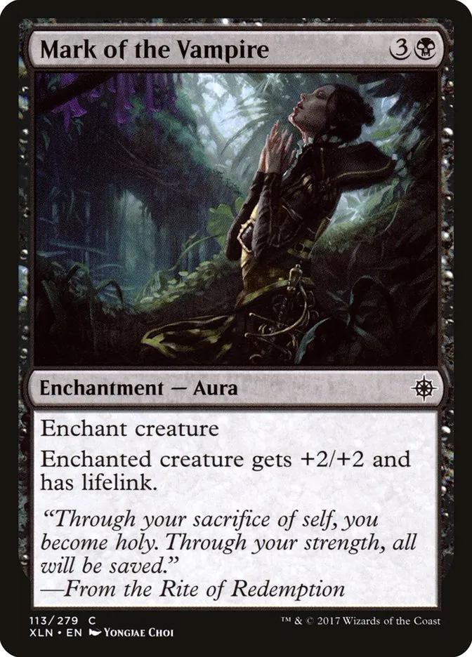 2017 Ixalan Mark of the Vampire #113 common card image
