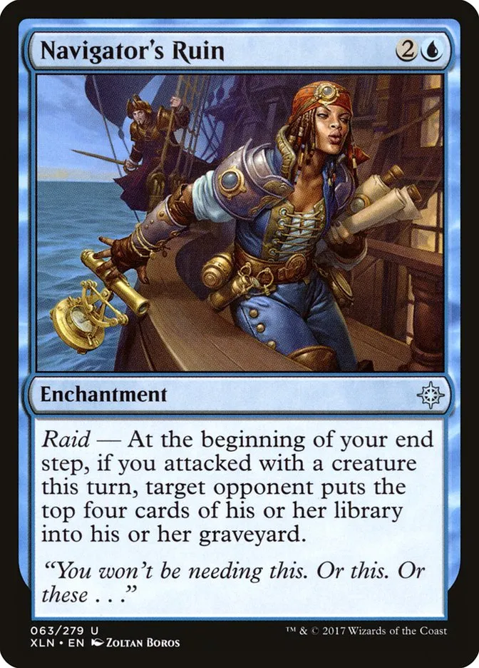2017 Ixalan Navigator's Ruin #63 uncommon card image