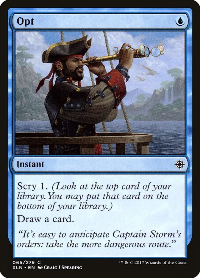 2017 Ixalan Opt common #65 common card image