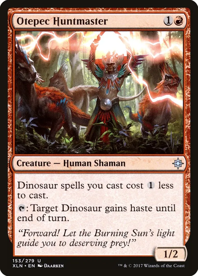 2017 Ixalan Otepec Huntmaster uncommon #153 uncommon card image