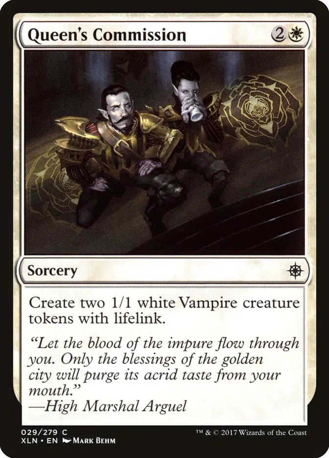 2017 Ixalan Queen's Commission common #29 common card image