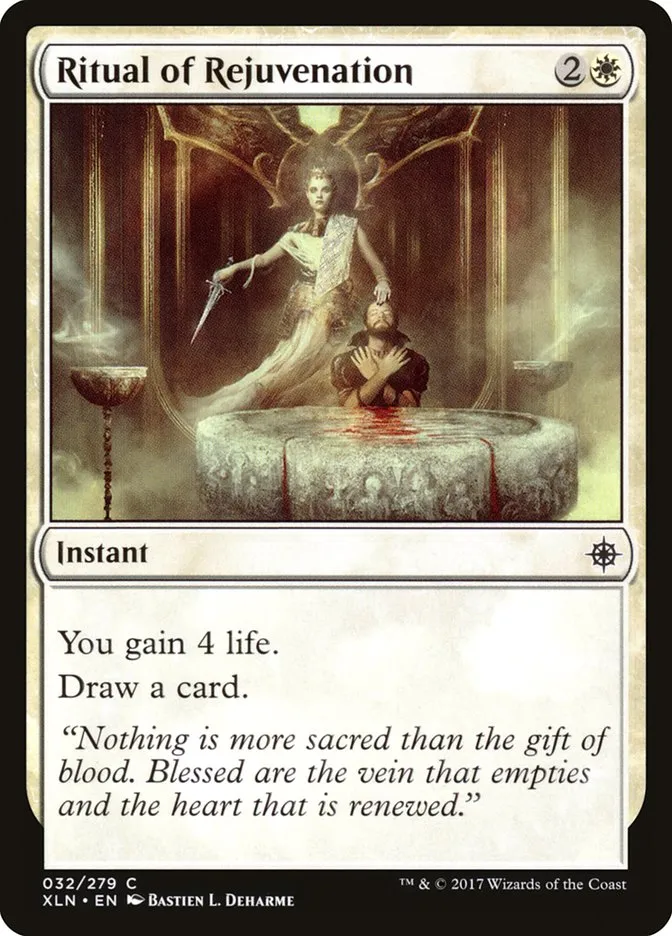 2017 Ixalan Ritual of Rejuvenation #32 common card image