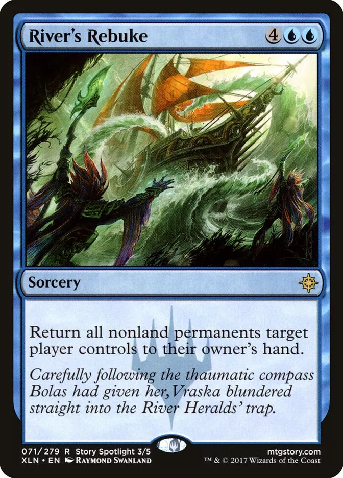 2017 Ixalan River's Rebuke rare #71 rare card image