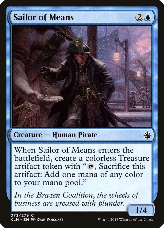 2017 Ixalan Sailor of Means #73 common card image