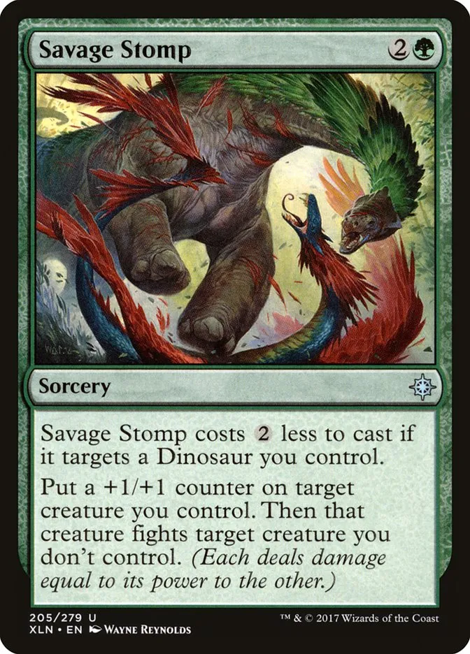 2017 Ixalan Savage Stomp uncommon #205 uncommon card image