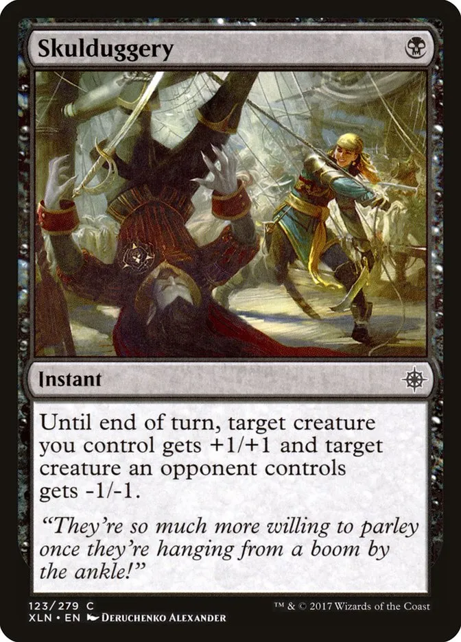 2017 Ixalan Skulduggery common #123 common card image