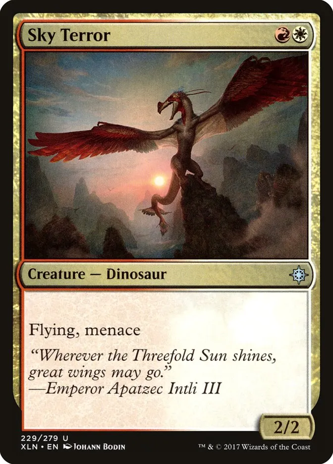 2017 Ixalan Sky Terror uncommon #229 uncommon card image