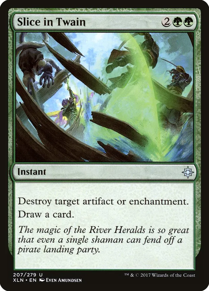 2017 Ixalan Slice in Twain [Foil] uncommon #207 uncommon card image