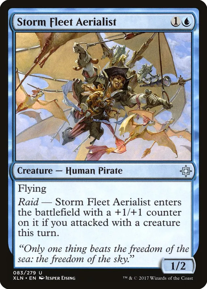 2017 Ixalan Storm Fleet Aerialist #83 uncommon card image