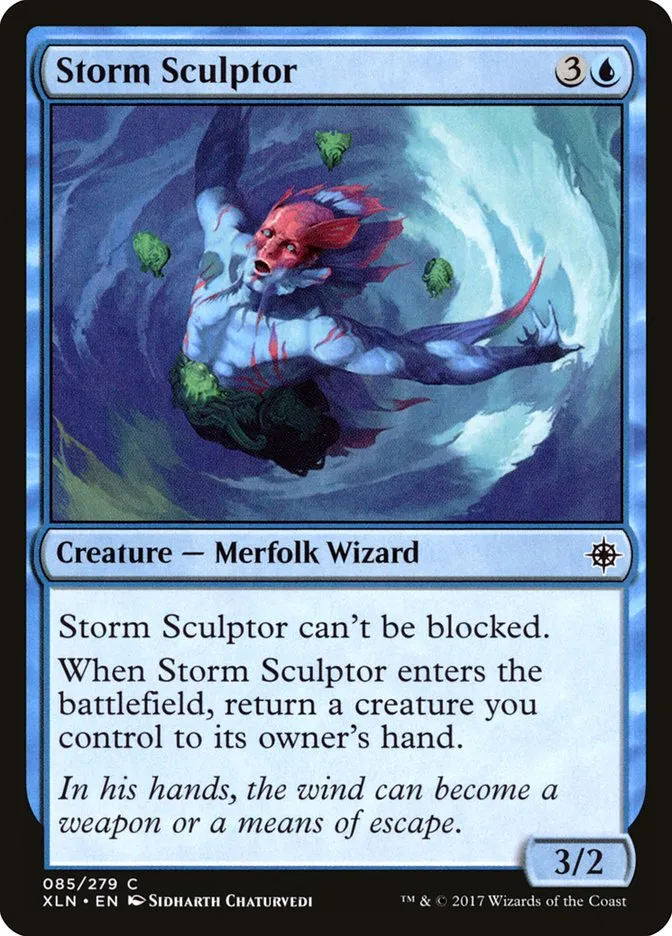 2017 Ixalan Storm Sculptor common #85 common card image