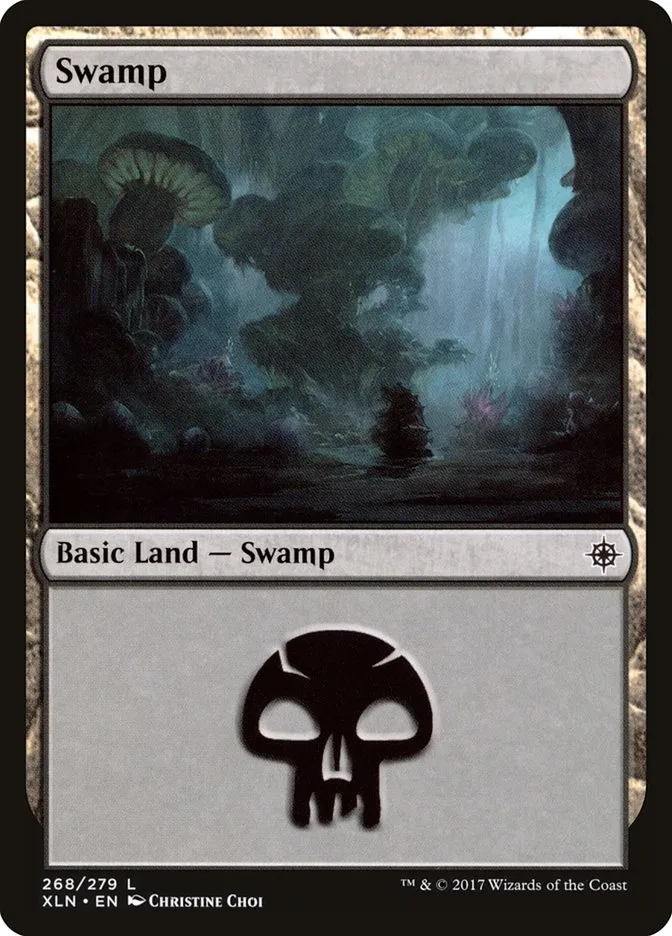 2017 Ixalan Swamp #268 common card image