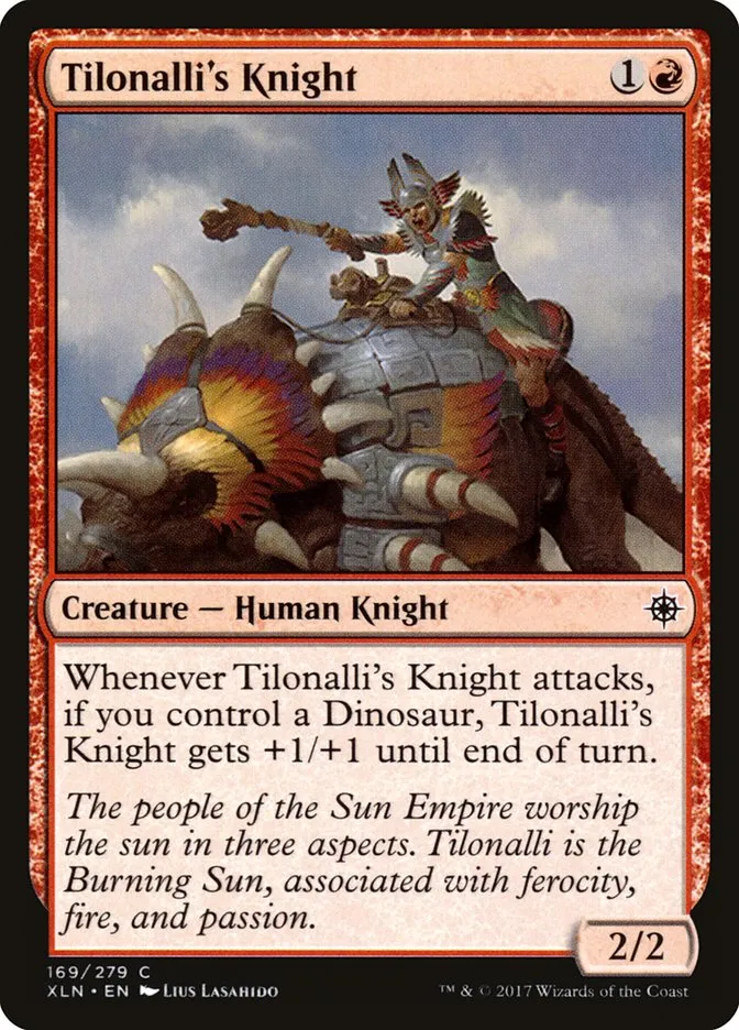 2017 Ixalan Tilonalli's Knight common #169 common card image