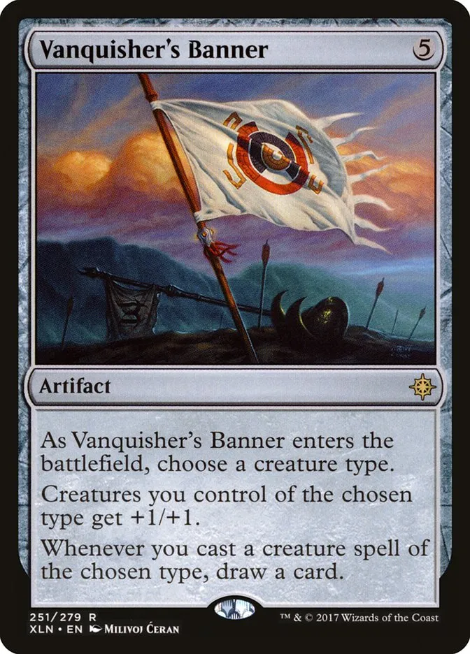 2017 Ixalan Vanquisher's Banner rare #251 rare card image