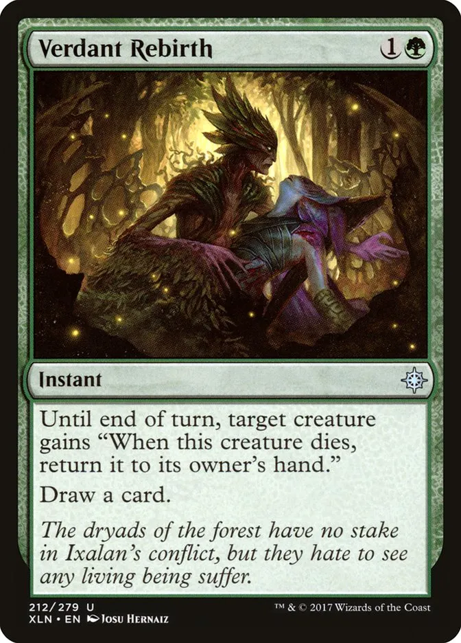 2017 Ixalan Verdant Rebirth uncommon #212 uncommon card image