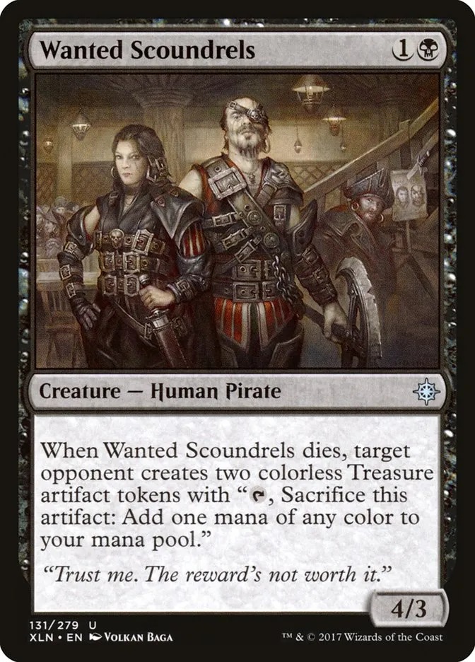 2017 Ixalan Wanted Scoundrels [Foil] uncommon #131 uncommon card image