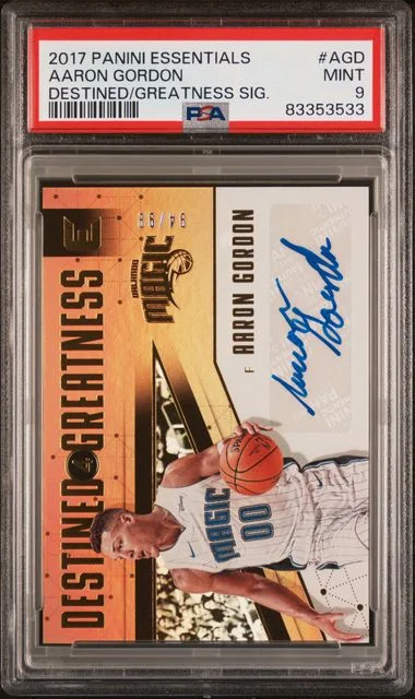 2017 Panini Aaron Gordon Essentials Destined For Greatness Signatures #AGD card image