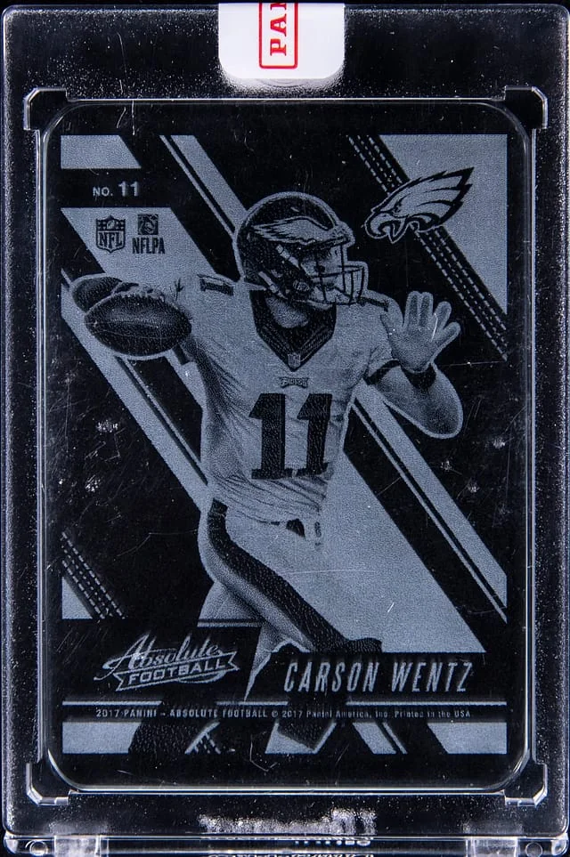 2017 Panini Absolute Carson Wentz - Panini Encased Glass #11 card image