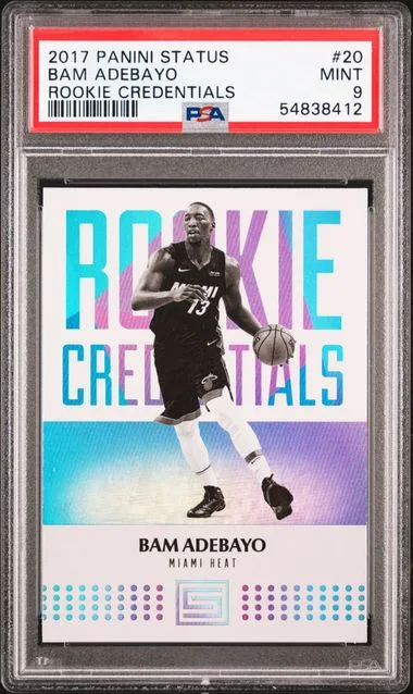 2017 Panini Bam Adebayo Status Credentials #20 card image