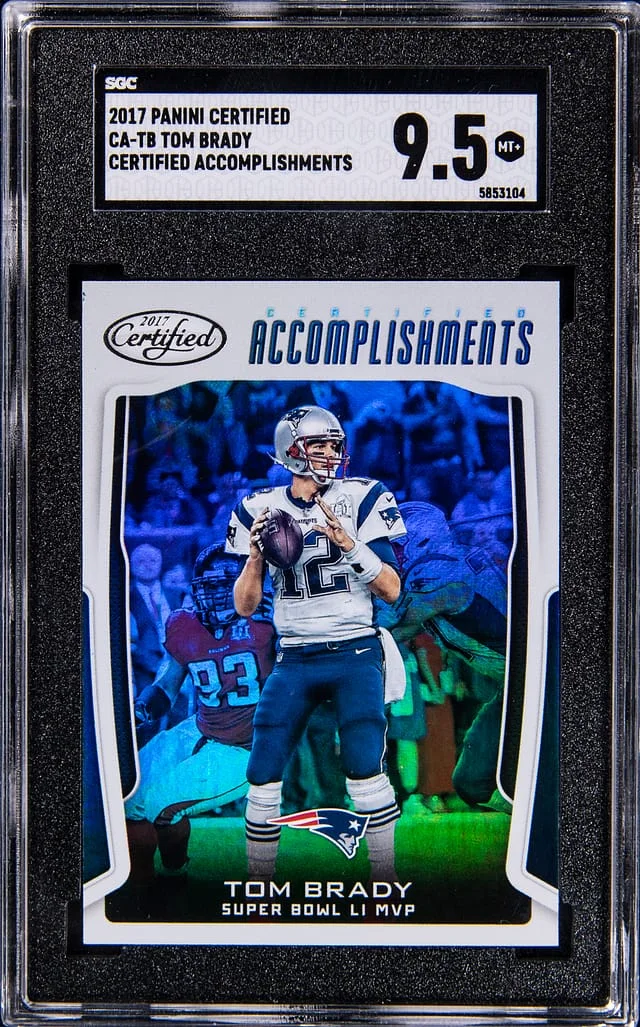 2017 Panini Certified Tom Brady Accomplishments #CA-Tb card image