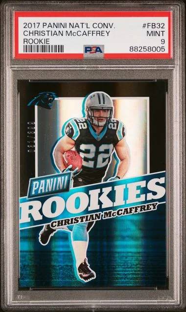 2017 Panini Christian McCaffrey National Convention #FB32 card image