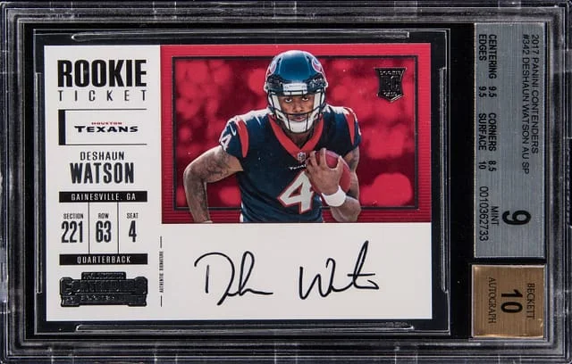 2017 Panini Contenders Deshaun Watson #342 card image