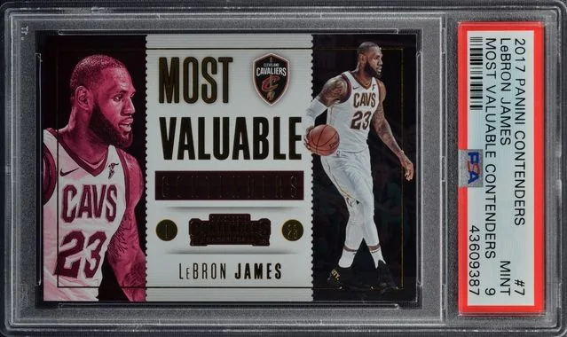 2017 Panini Contenders Lebron James Most Valuable Contenders #7 card image