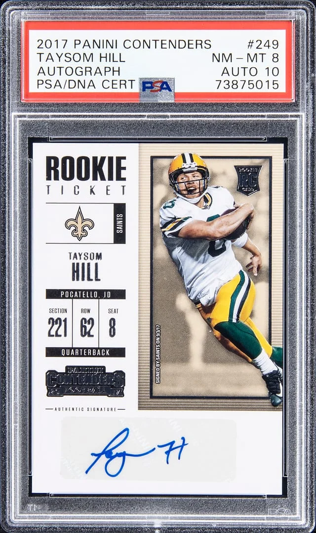 2017 Panini Contenders Taysom Hill Autograph #249 card image